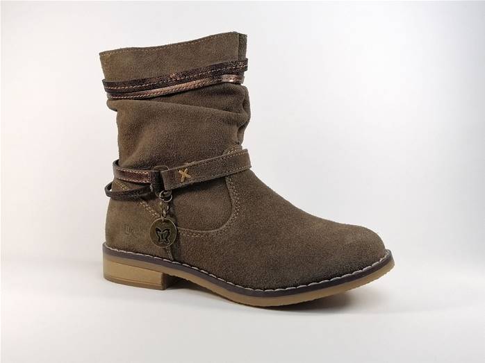 bottine fille marron