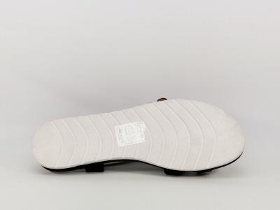 Sandale plate noire grande taille femme CINK ME DMX5578-16