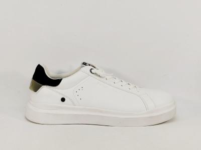 Basket blanche homme sans lacets confortable destockage REFRESH 173060 à pas cher