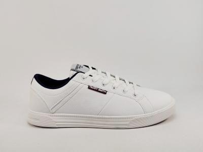 Basket blanche homme tendance confortable à pas cher destockage TEDDY SMITH 120190