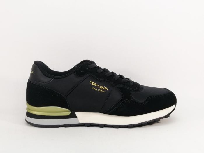 Basket noire homme tendance destockage TEDDY SMITH 78868 à pas cher confortable