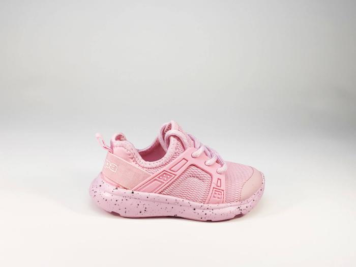 Sneakers de sport en textile rose pour fillette KAPPA Kombat