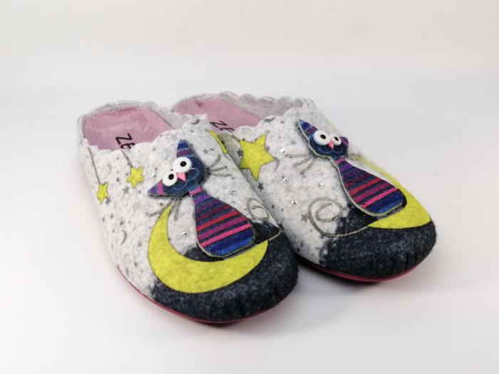 Chausson Mule Orignal Gris Zel S Femme I Pointure Plus
