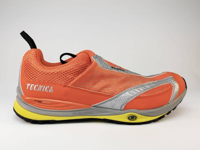 Chaussures de trail orange en destockage TECNICA Inferno Sprint pour homme