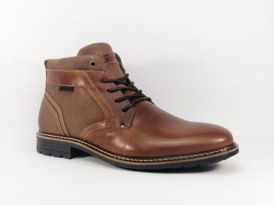 Avis clients de Chaussure chic montante homme cuir camel MORAN'S seguin  confortable zip lacets