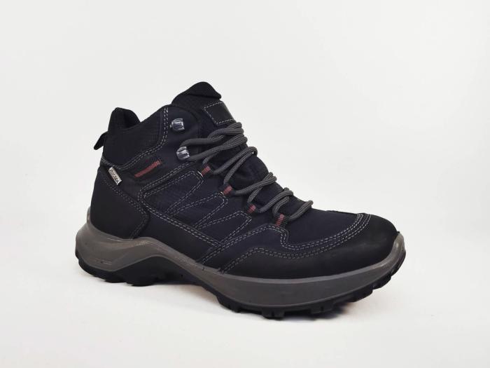 Chaussure randonnée femme montante noire imperméable en destockage IMAC 858908 confort à pas cher