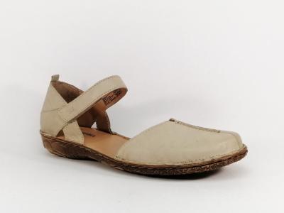 Chaussure grande taille femme ferme devant confortable en destockage JOSEF SEIBEL rosalie 42 beige