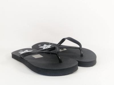 Tong de plage noire femme à pas cher LADIES FLIP FLOP