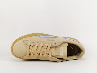 Basket PUMA kitsune en destockage à pas cher cuir suede semelle crepe x maison kitsuné