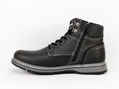 Boots fourrées homme gris anthracite DOCKERS 47BY801 en destockage à pas cher