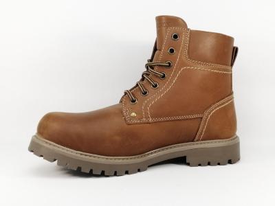 Bottine marron homme cuir vieilli tendance destockage CHEVIGNON fevral à pas cher