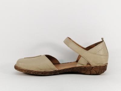 Chaussure grande taille femme fermée devant confortable en destockage JOSEF SEIBEL rosalie 42 beige