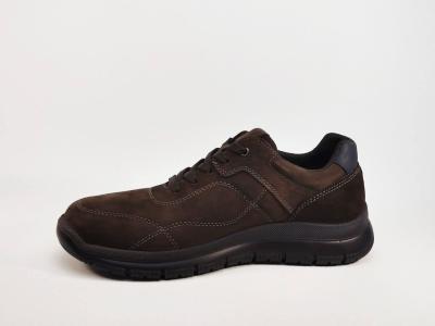 Chaussures homme pieds larges confortables cuir marron destockage IMAC 852540 extra wide