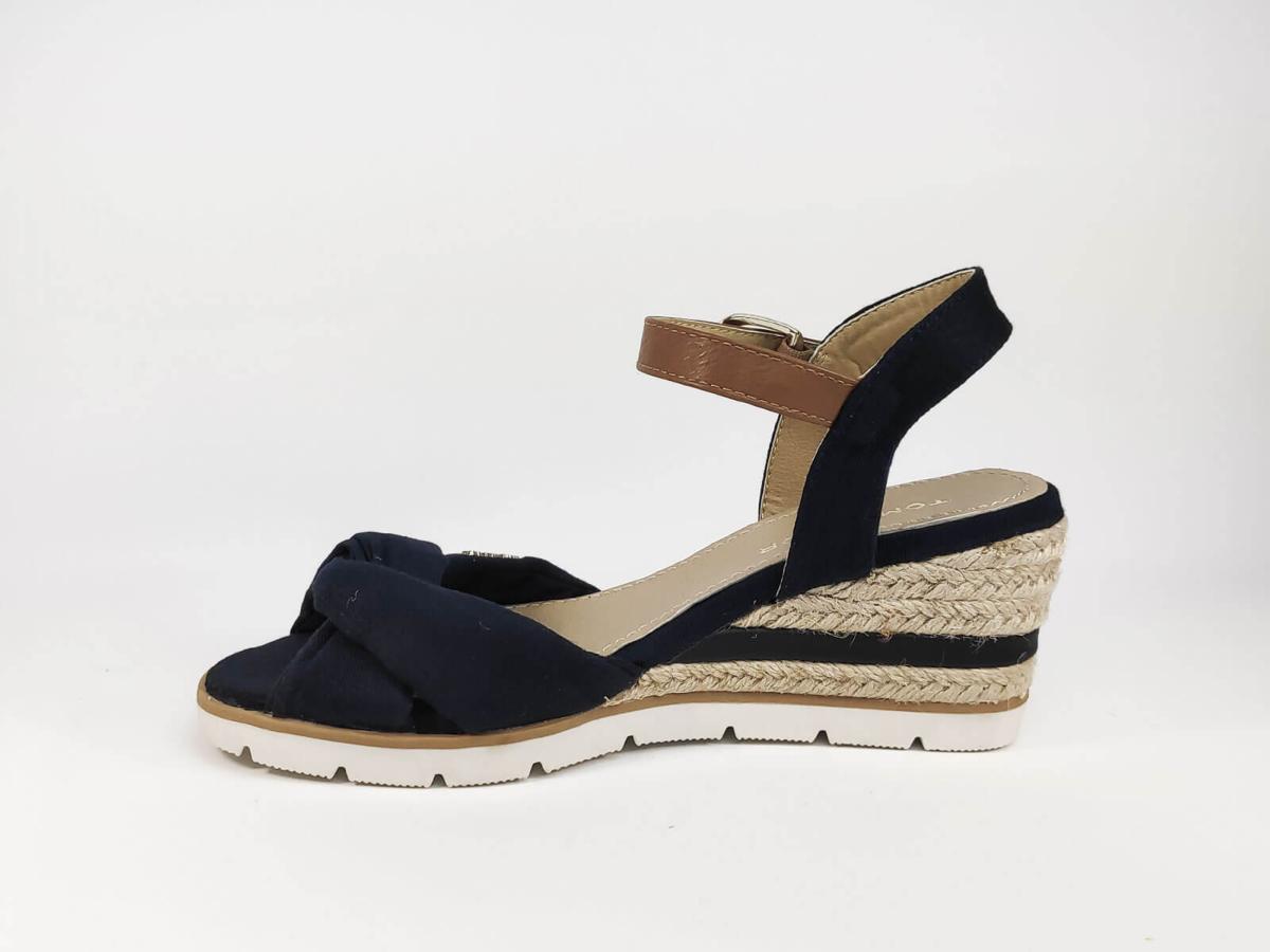 Sandale Compens e Marine TOM TAILOR I Pointure Plus