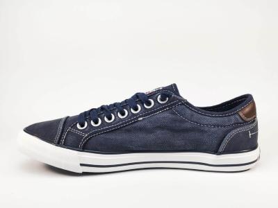 Tennis en toile bleu confortable à élastique DOCKERS 42JZ004B pour homme