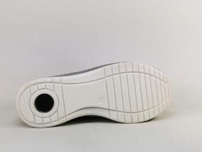 Basket femme pied large et sensible cuir blanc confortable largeur h CAPRICE 23718