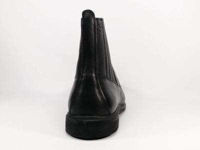 Boots homme chic entièrement cuir noir destockage SLEDGERS dallas grand confort