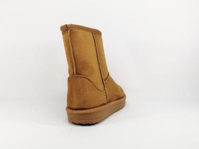 Boots fourrée fille plate camel CINK ME TX625 à pas cher