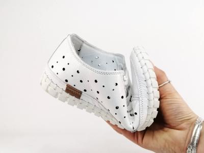 Chaussure femme cuir blanc souple et originale confortable PEDRO TORRES 561AR