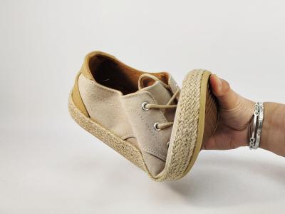 Chaussure homme toile beige pas cher légère et tendance TERRE DE MARINS tamoula semelle corde