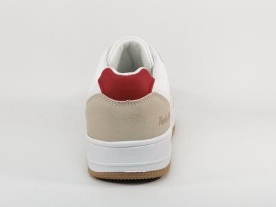 Sneakers mixte tendance blanc beige ROUTE 66 poncas à pas cher
