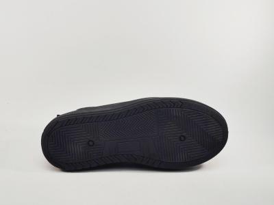 Basket noire montante femme tendance confortable destockage REFRESH 173074 