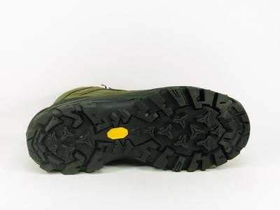 Chaussure randonnée homme à pas cher destockage BAUDOU rock kaki confortable waterproof