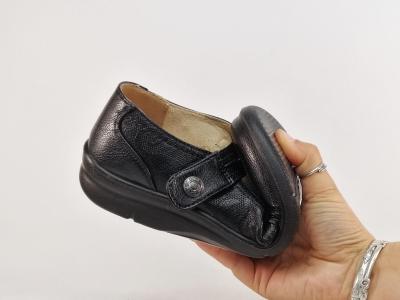 Babies noire femme velcro semelle en cuir confortable à pas cher SWEET'R doom