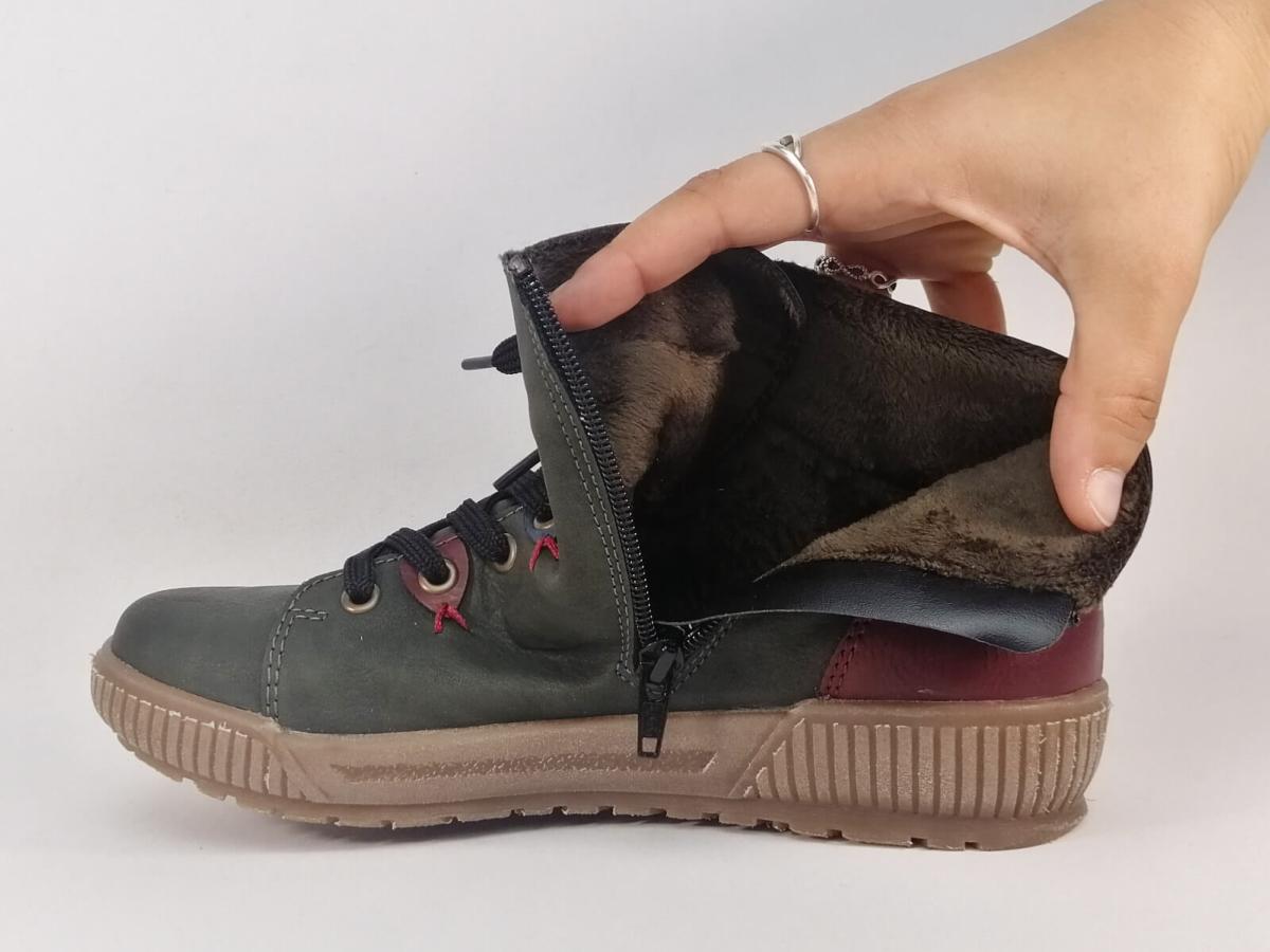 Bottines fourrées sale rieker femme