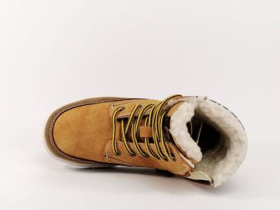 Chaussure montante fourrée camel garçons STAR