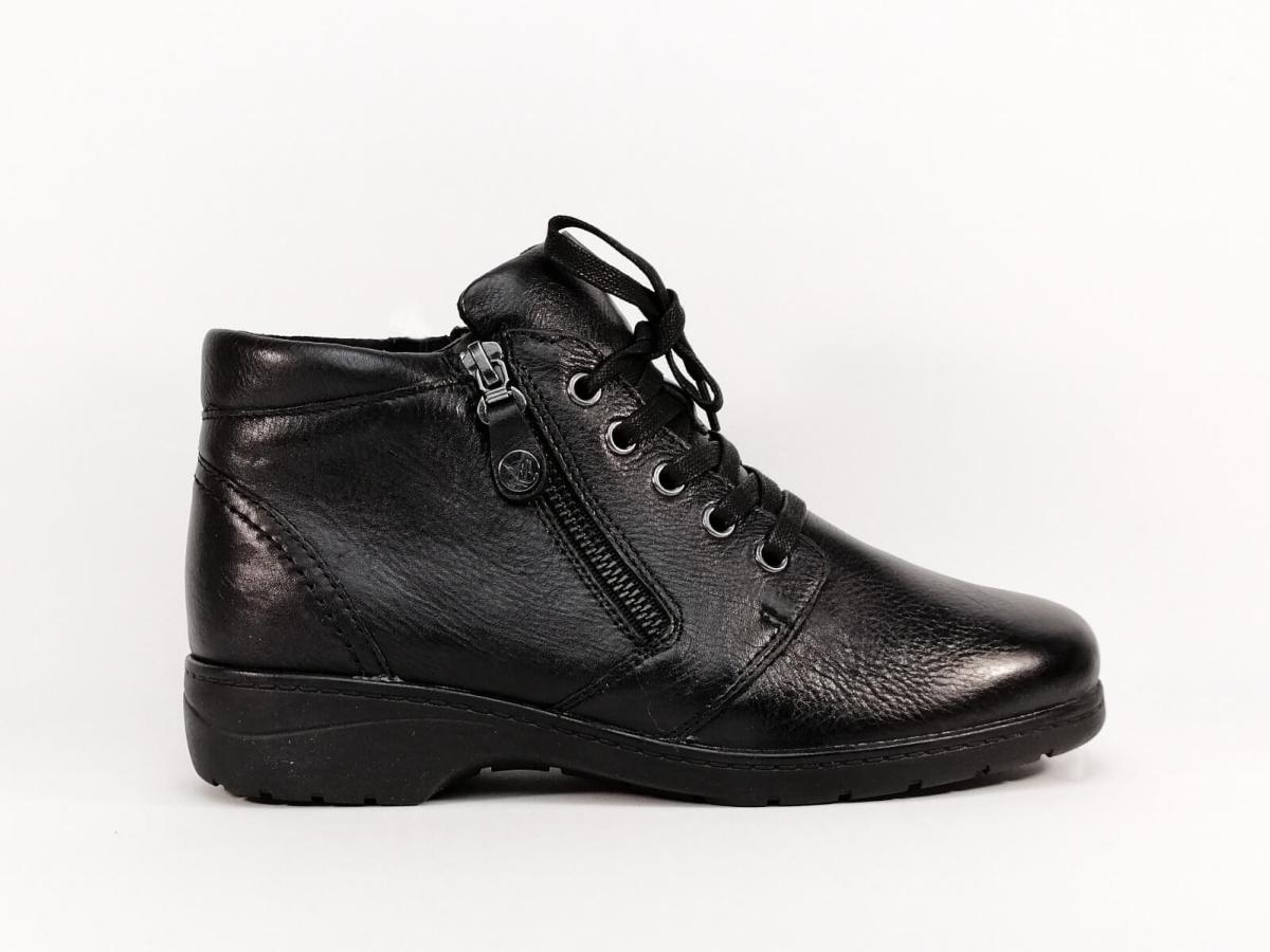 Bottines Femmes Rangers Pieds Larges - Botte Automne Hiver Confortable Chic - Taille Normale Large