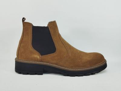 Bottines homme en daim camel cuir nubuck confortable destockage IMAC ARA 854066