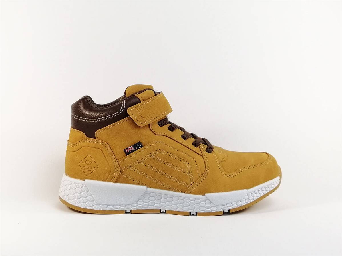 basket cuir camel femme