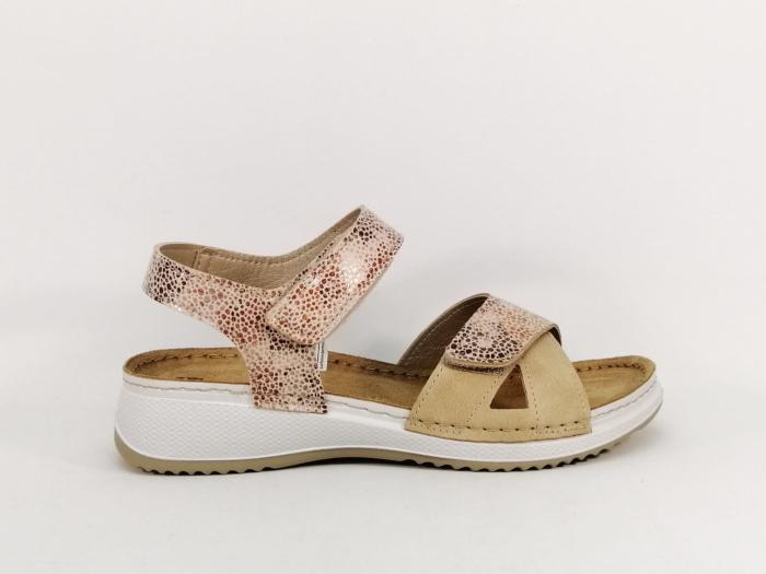 Sandale scratch femme semelle cuir chic confortable MORAN'S aquitain à pas cher