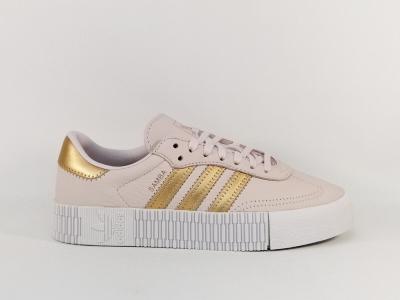 Sneakers ADIDAS sambarose EE6743 destockage à pas cher cuir rose femme 