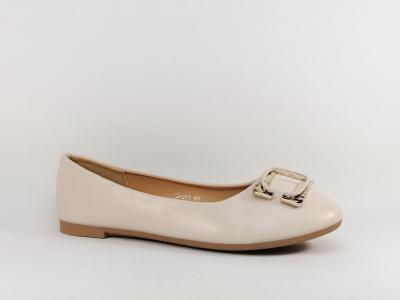 Ballerine beige femme chic grande taille CINK ME DM-281 tendance  pas cher