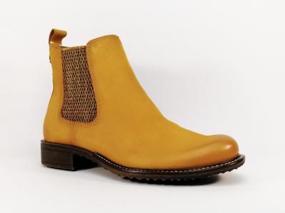 Bottine chelsea tendance en cuir jaune TAMARIS 25422 femme
