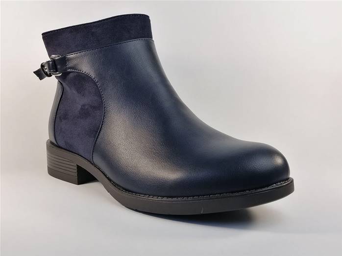 bottine femme bleu roi