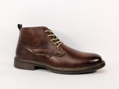 Bottines marron homme tendance STREETER tipa  pas cher confort lacets