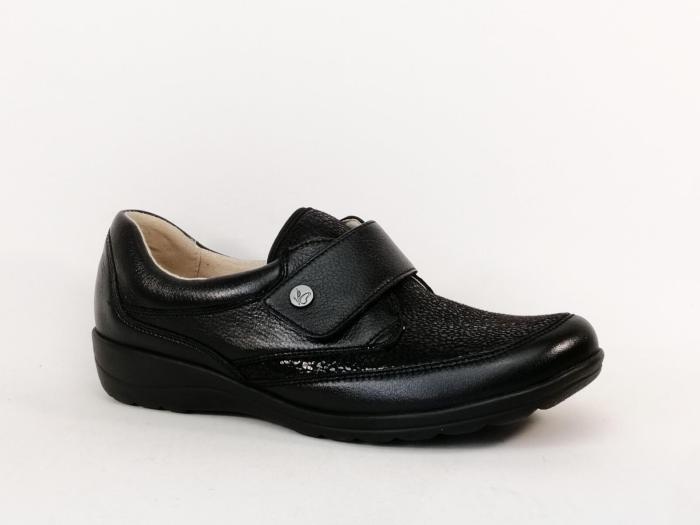 Chaussure hallux valgus femme pieds sensibles et larges cuir souple CAPRICE 24655 H