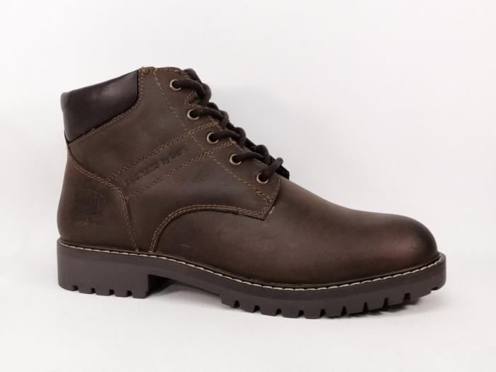 Chaussures montantes homme cuir marron confortables destockage DOCKERS 57IR002 à pas cher