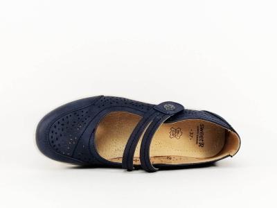 Babies marine femme confortable velcro et semelle en cuir SWEET'R malima à pas cher ajourée