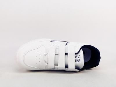 Basket blanche à scratch homme pas cher COMPLICES frollo confortable tendance