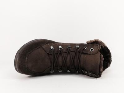 Chaussures montantes fourrées cuir waterproof femme destockage IMAC 209453