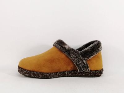 Pantoufles femme confort velours camel CHIC & RELAX RALOT tendance