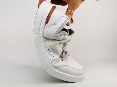 Basket blanche homme tendance destockage TEDDY SMITH 120012 à pas cher confortable