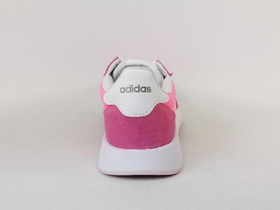 Basket femme ADIDAS run60 rose destockage à pas cher confortable et tendance