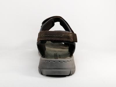 Sandale homme grande taille cuir marron destockage JOSEF SEIBEL brendan à pas cher