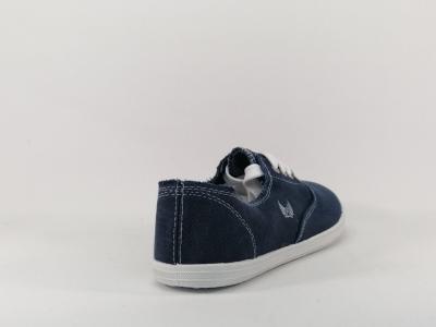 Tennis femme/junior en toile marine destockage KAPORAL Desma