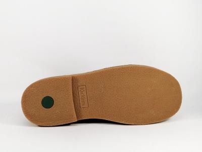 Chaussures de ville montante cuir marron destockage KICKERS kickstoner homme